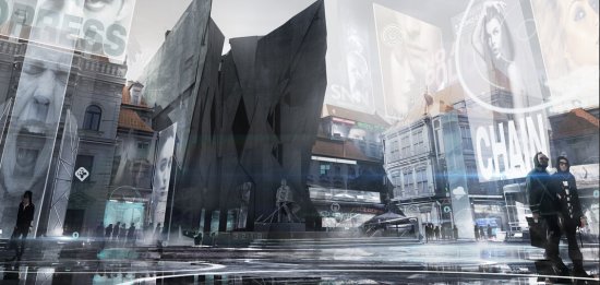 《杀出重围:人类分裂》艺术图 妹子可换装