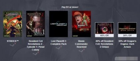 卡普空系列大包:7元买生化危机与失落星球