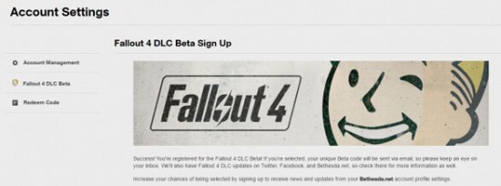 B社福利?参与测试《辐射4》后续DLC免费