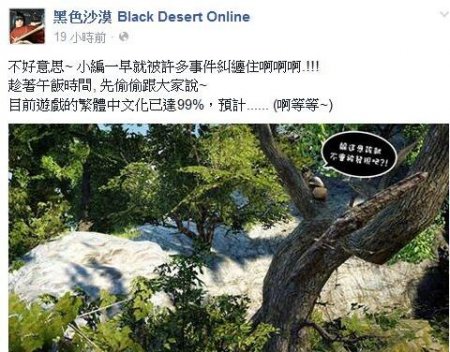 黑色沙漠台服汉化基本完成  国内无人代理