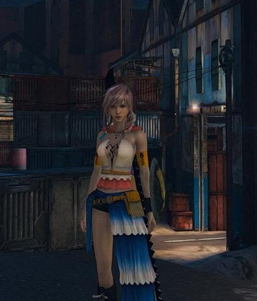 《最终幻想13:雷霆归来》雷霆皮肤太黑解决