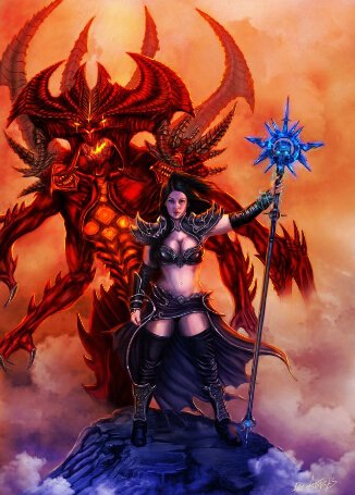 《暗黑3》玩家社区六大职业精美图赏