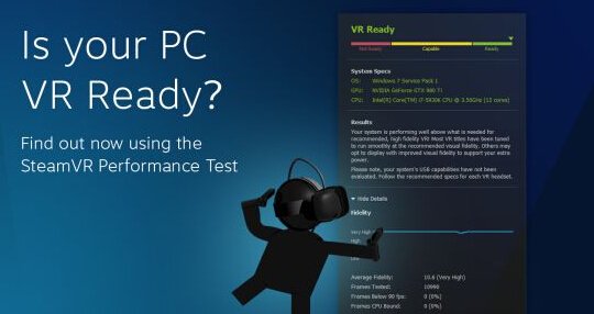 Steam发布VR性能测试软件 你的电脑Hold得住?
