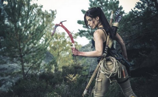 《古墓丽影:崛起》劳拉神还原 似游戏截图