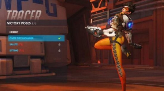 《守望先锋》新英雄猎空新姿势仍性感迷人